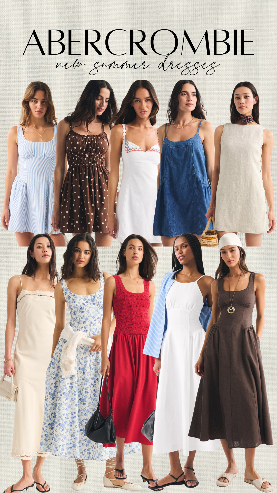@abercrombie sale!!! Dresses are 25% off plus an extra 20% with code AFLTK - so many of my fav bra free styles and new summer dresses for a major steal

#LTKxAbercrombie #LTKSaleAlert
