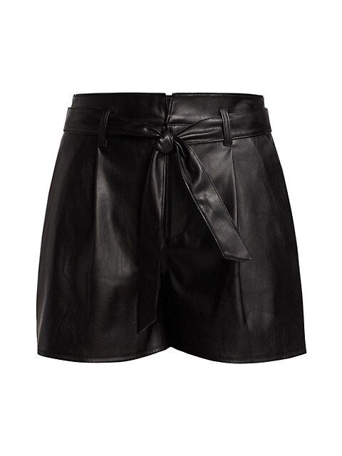 Melila Leathrette Shorts | Saks Fifth Avenue