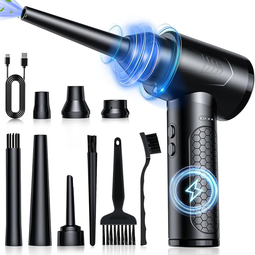 VMOK Compressed Air Duster, 3 Gear 100000RPM Electric Cleaner Air Duster with LED Light, 9000mAh ... | Amazon (US)