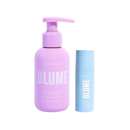 Blume Cleanse & Hydrate Duo - Daydreamer Hydrating Face Wash (4 oz), Meltdown Gel Face Moisturizer (1.7 oz), Gentle Soothing Cleanse & 72-Hour Hydration | Amazon (US)