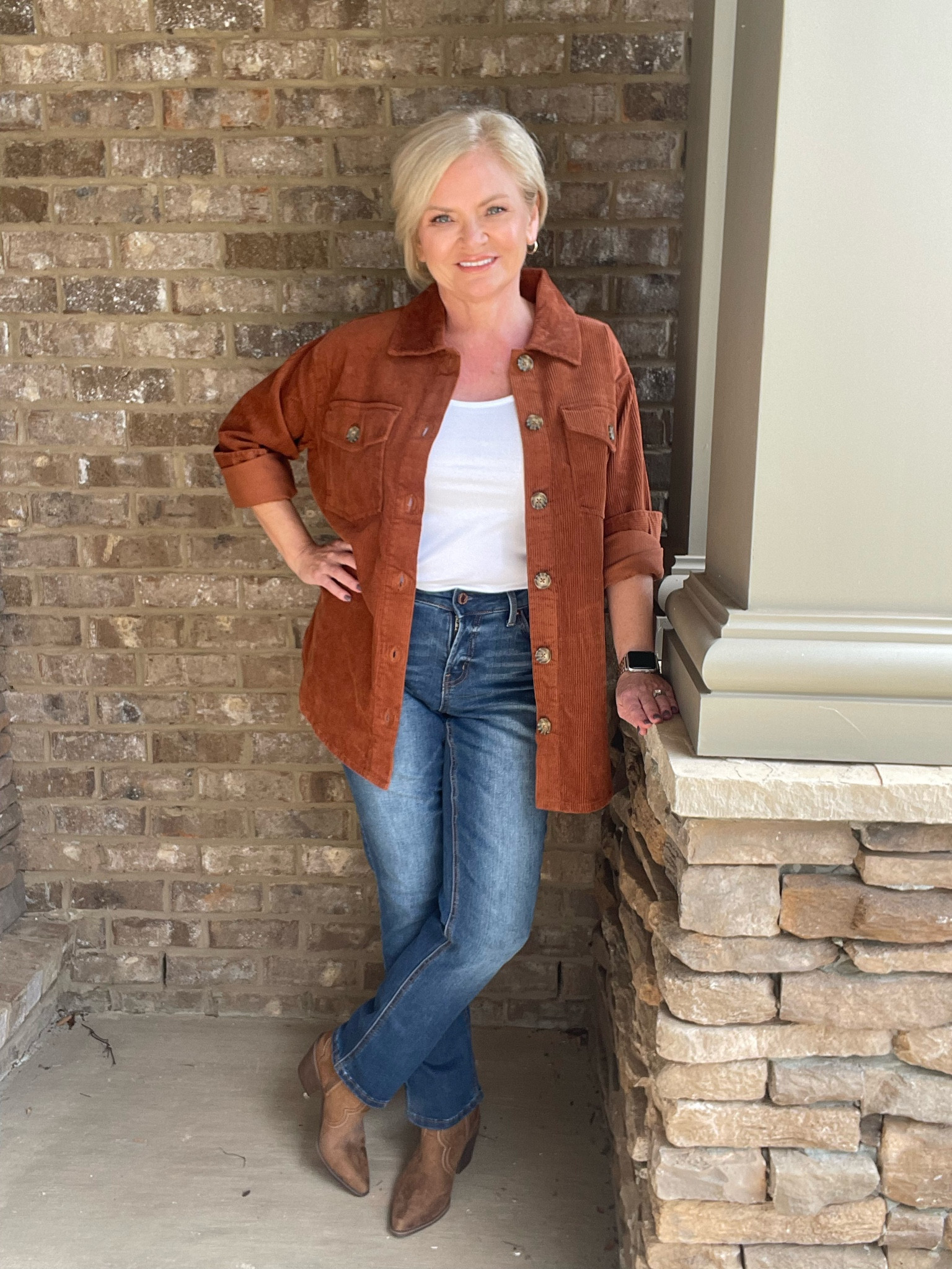 Wearing small shacket & tank, 4 jeans 
#walmartpartner
#walmartfashion
Shacket
Jeans
Boots
Casual outfit
Fall outfit
Casual outfit
Mom outfit

#LTKover40 #LTKSeasonal #LTKunder50