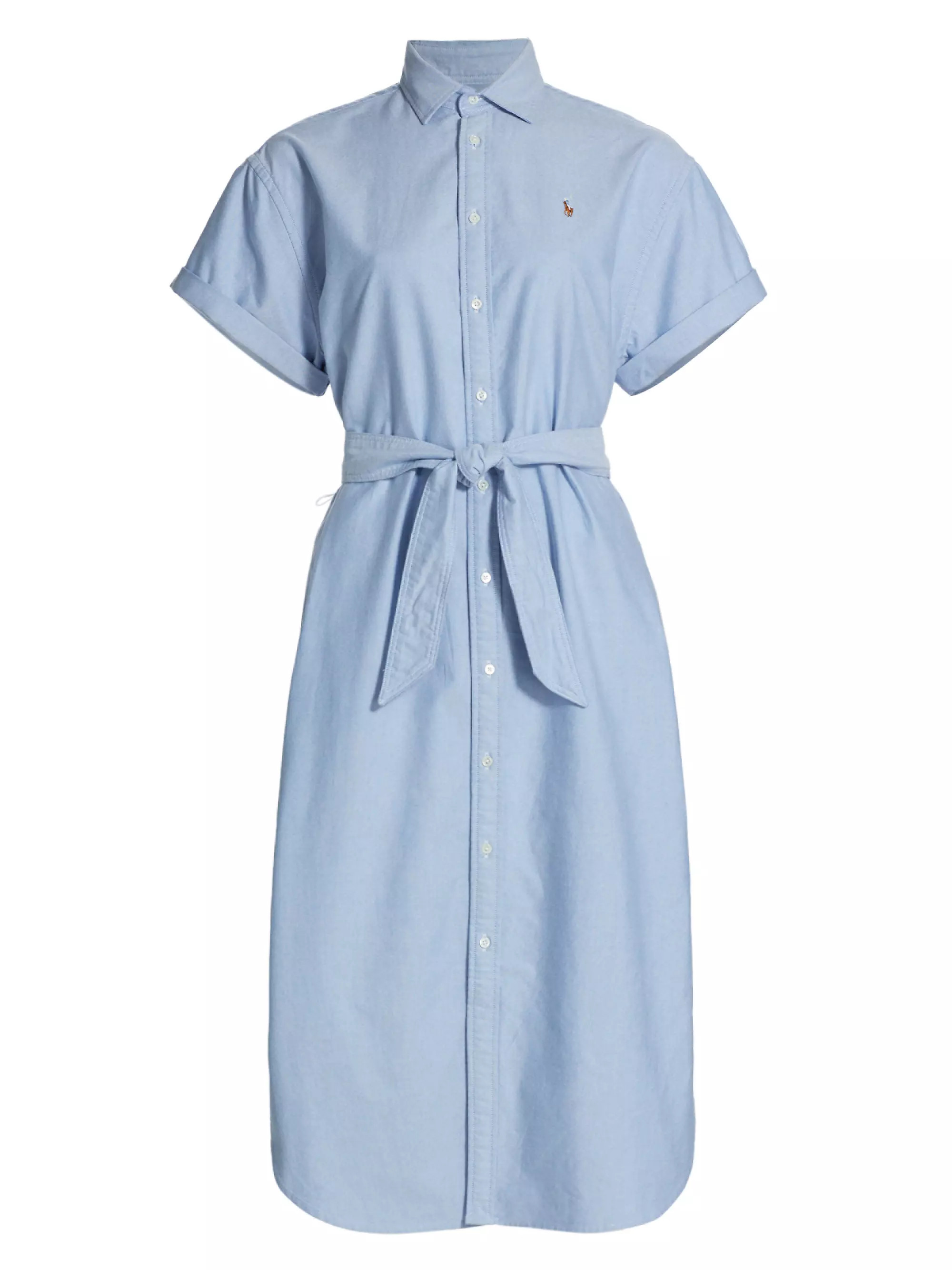 Cotton Oxford Shirtdress | Saks Fifth Avenue
