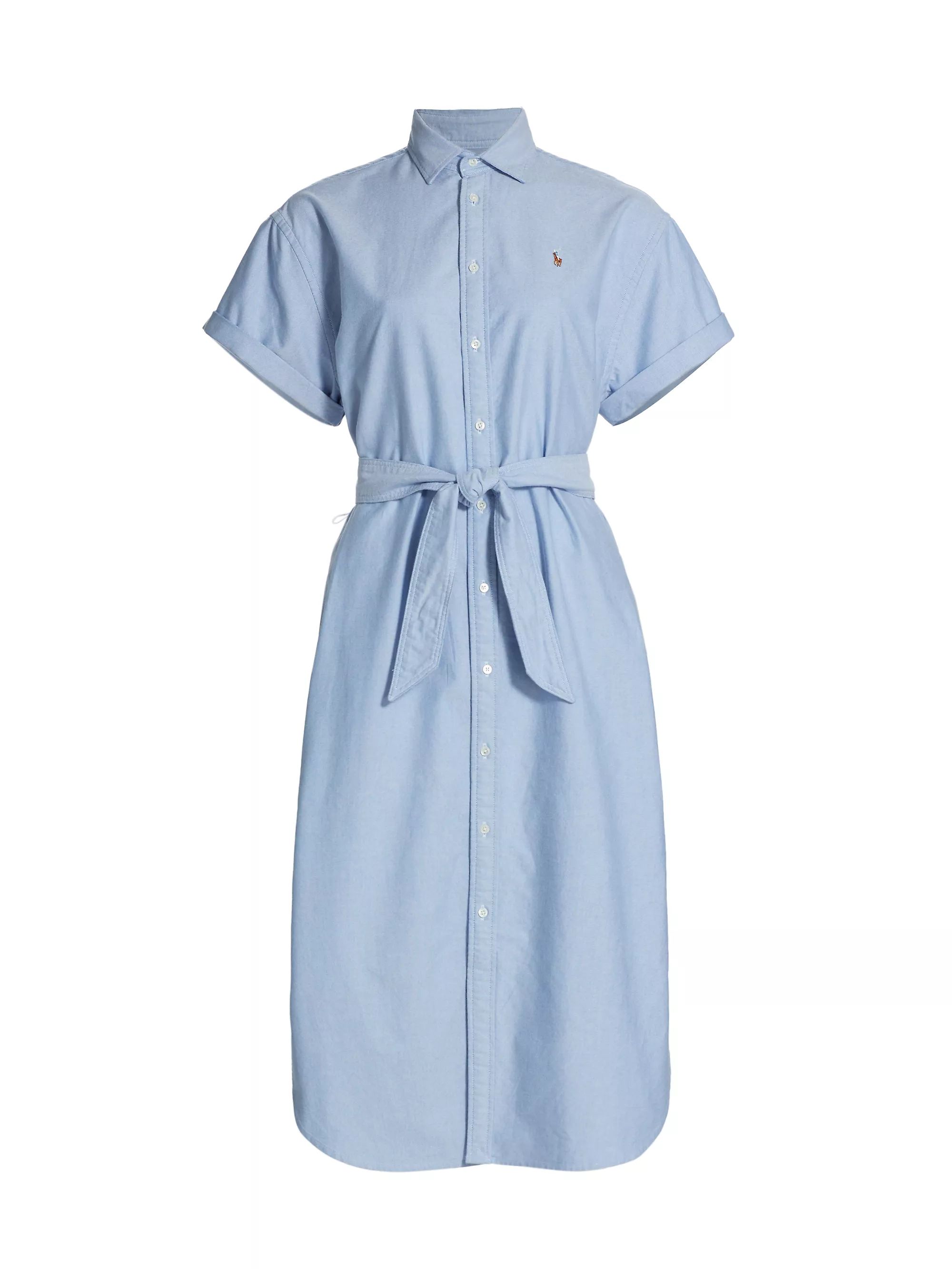 Cotton Oxford Shirtdress | Saks Fifth Avenue
