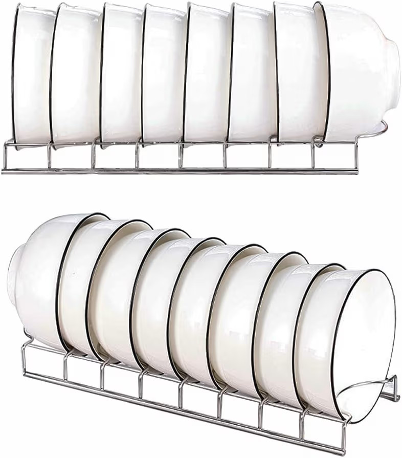 Small Bowl Drainer,Stainless Steel Bowl Drying Rack for Kitchen Counter Organizer Storage, Storag... | Amazon (US)