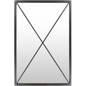 Platea Cross Framed Steel Full Length Wall Mirror | Wayfair North America