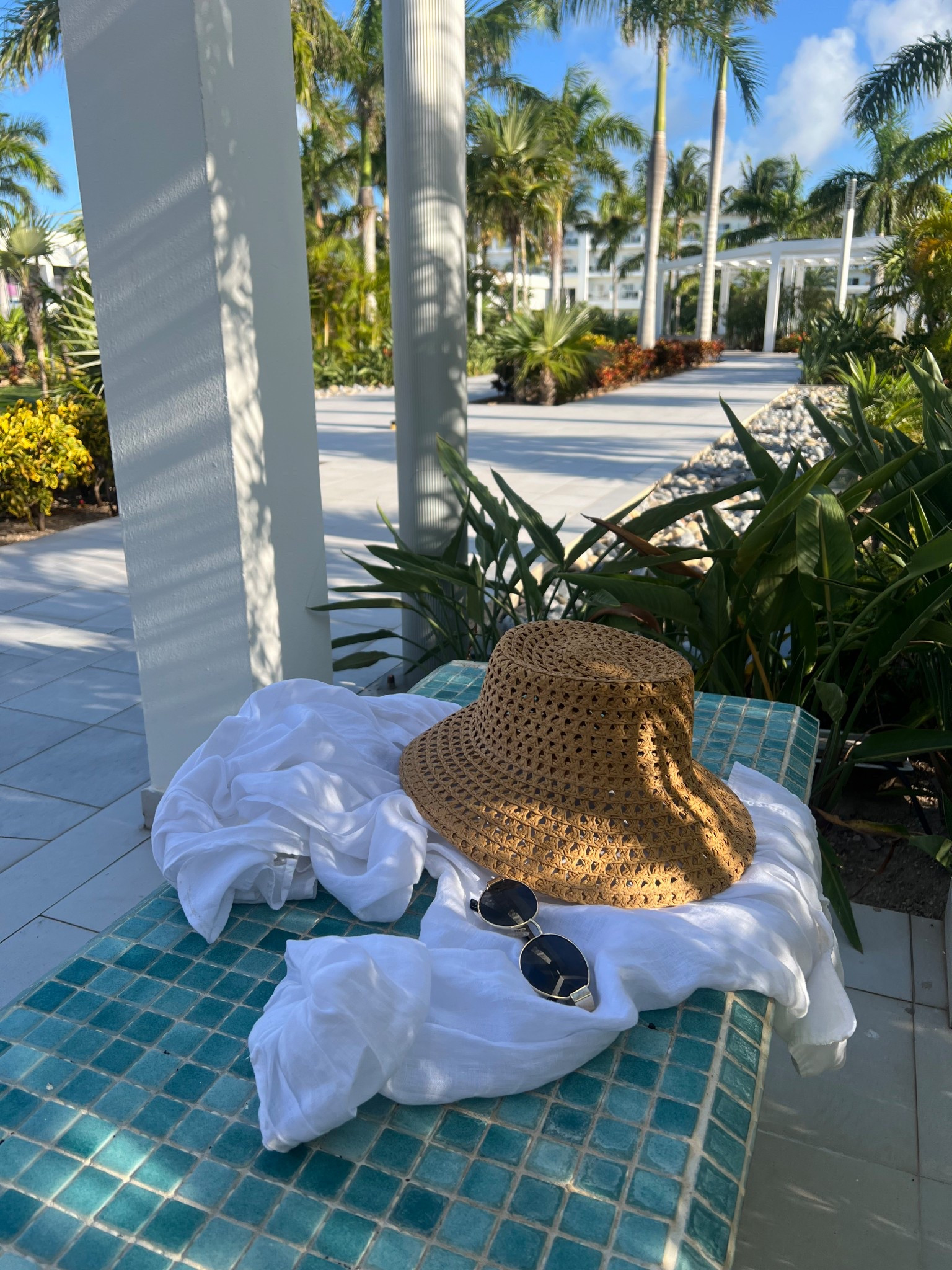 Beach essentials — white button down coverup is a size XL