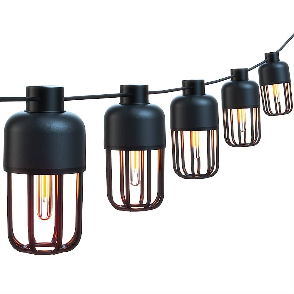 Brightown Lantern String Lights for Outside, 24Ft Patio Lights Waterproof with 13 Shatterproof Bu... | Amazon (US)