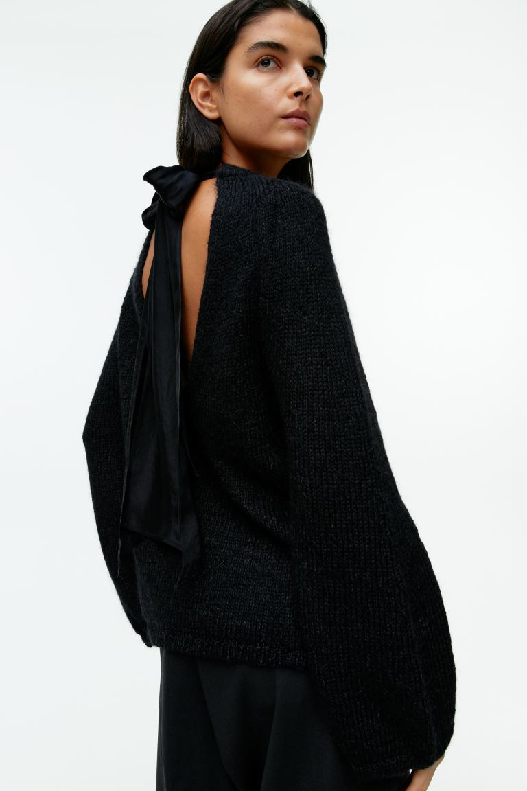 Bow-Detail Jumper | H&M (UK, MY, IN, SG, PH, TW, HK)