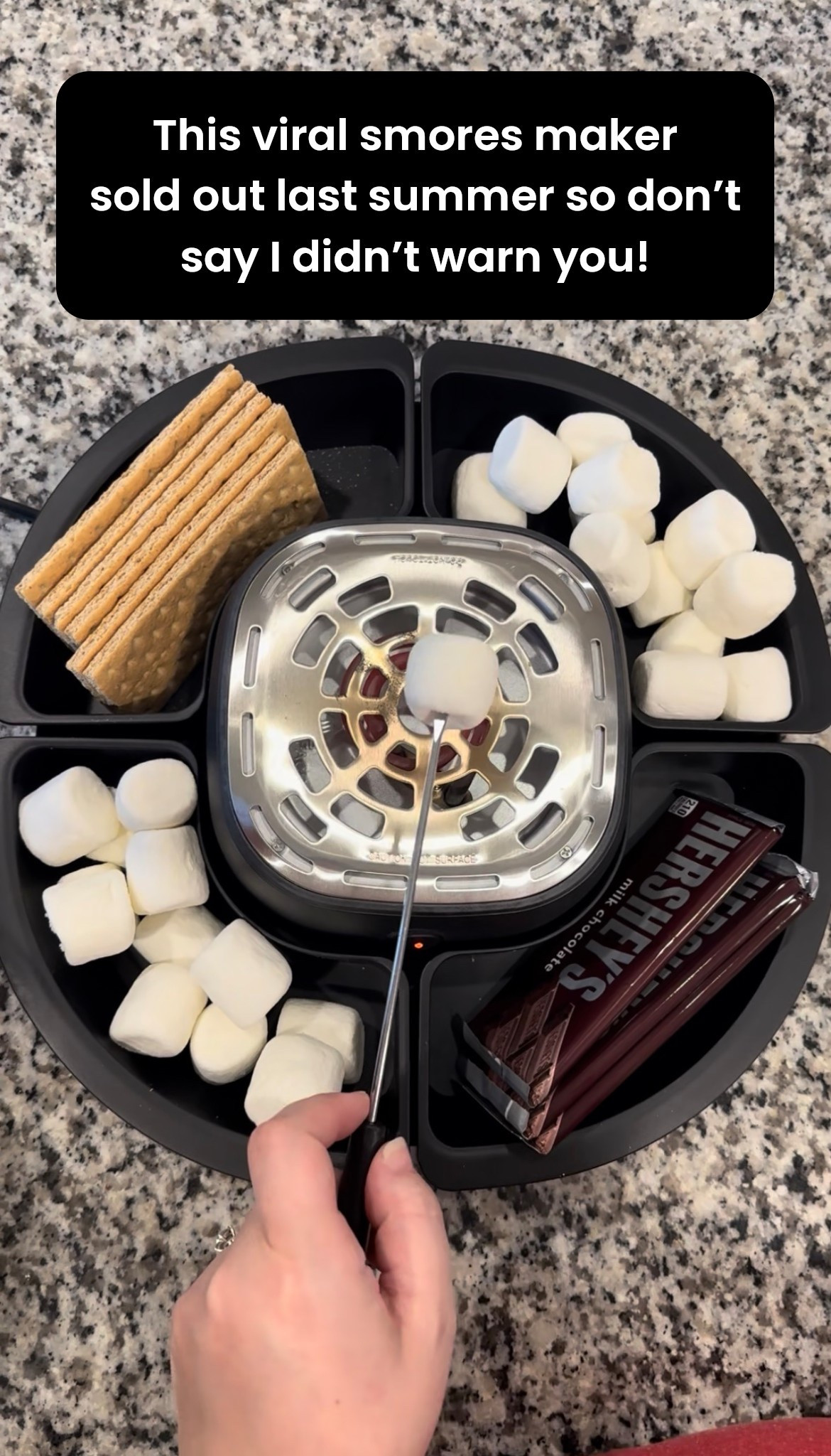 This viral s’mores maker sold out last year so don’t say I didn’t warn you!🍫

I’m sharing this electric s’mores maker so you can grab it NOW before it’s gone again.

If you’re looking for easy summer activities for kids, this electric s’mores maker is such a fun find! 🔥🍫 It’s one of my favorite summer boredom busters for kids and perfect for keeping little hands busy.

Kids love roasting marshmallows and building their own s’mores while we hang out for family movie night, playdates, or weekend treats. No campfire needed!

Great if you’re searching for:
• summer toys for kids
• fun indoor activities for kids
• kids summer activities at home
• electric marshmallow roaster
• family night snack ideas
• fun things to do with kids

Definitely a must-have for summer break with kids! #summerideas #ltksummer #summeractivities


#LTKKids #LTKSeasonal #LTKHome