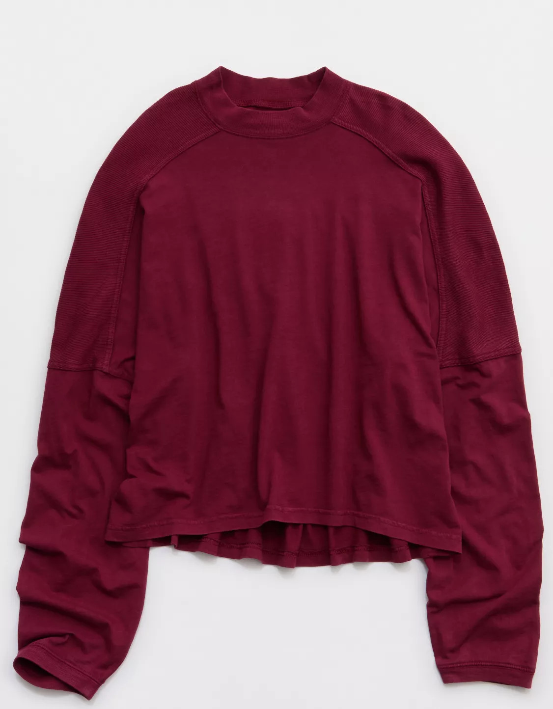 Aerie Cozy Mock-Neck T-Shirt | Aerie