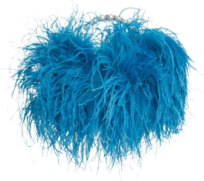 Taliyah Feather Top Handle Bag | Nordstrom