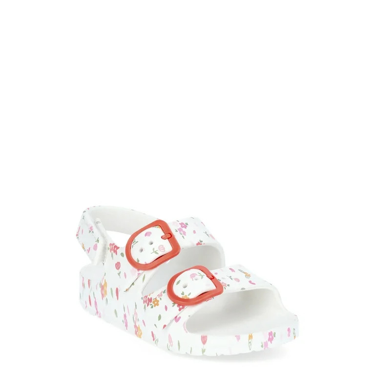 Wonder Nation Toddler Kids EVA Two Buckle Sandal, 2- Pack | Walmart (US)