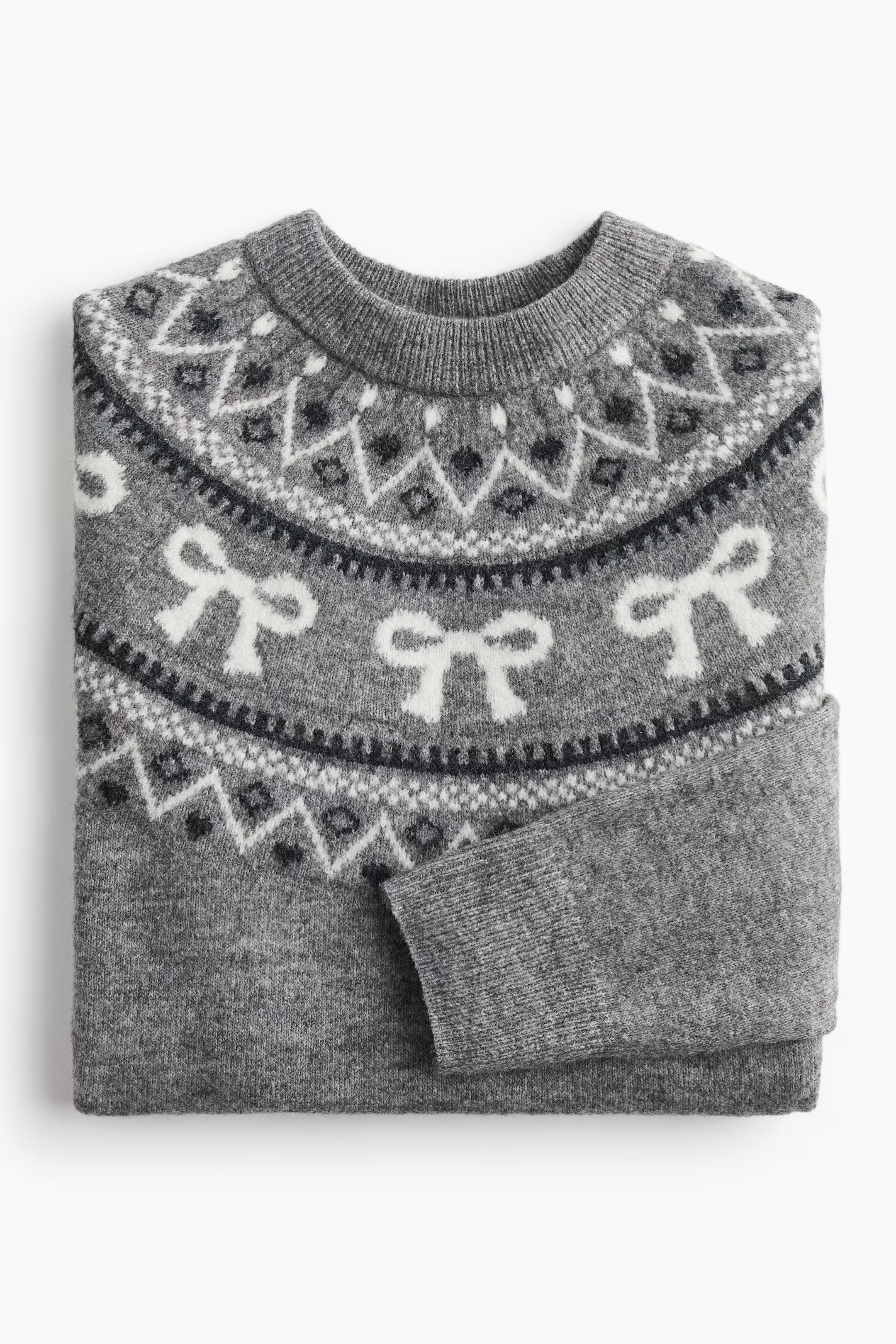 Jacquard-Knit Sweater | H&M (US + CA)