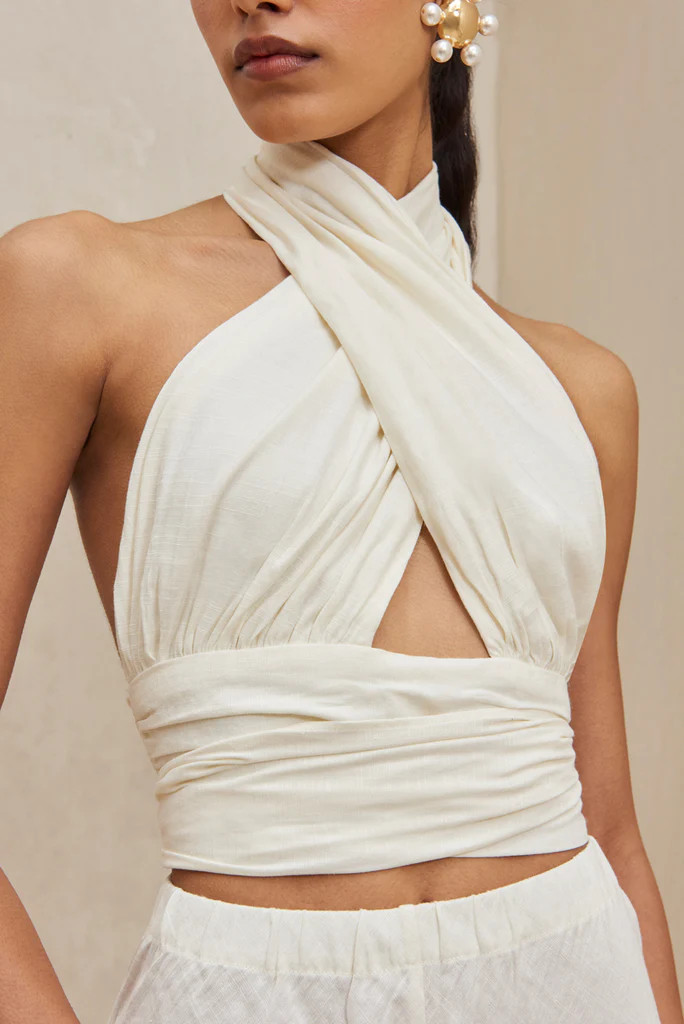 BRIGETTE TOP - OFF WHITE | Cult Gaia - US