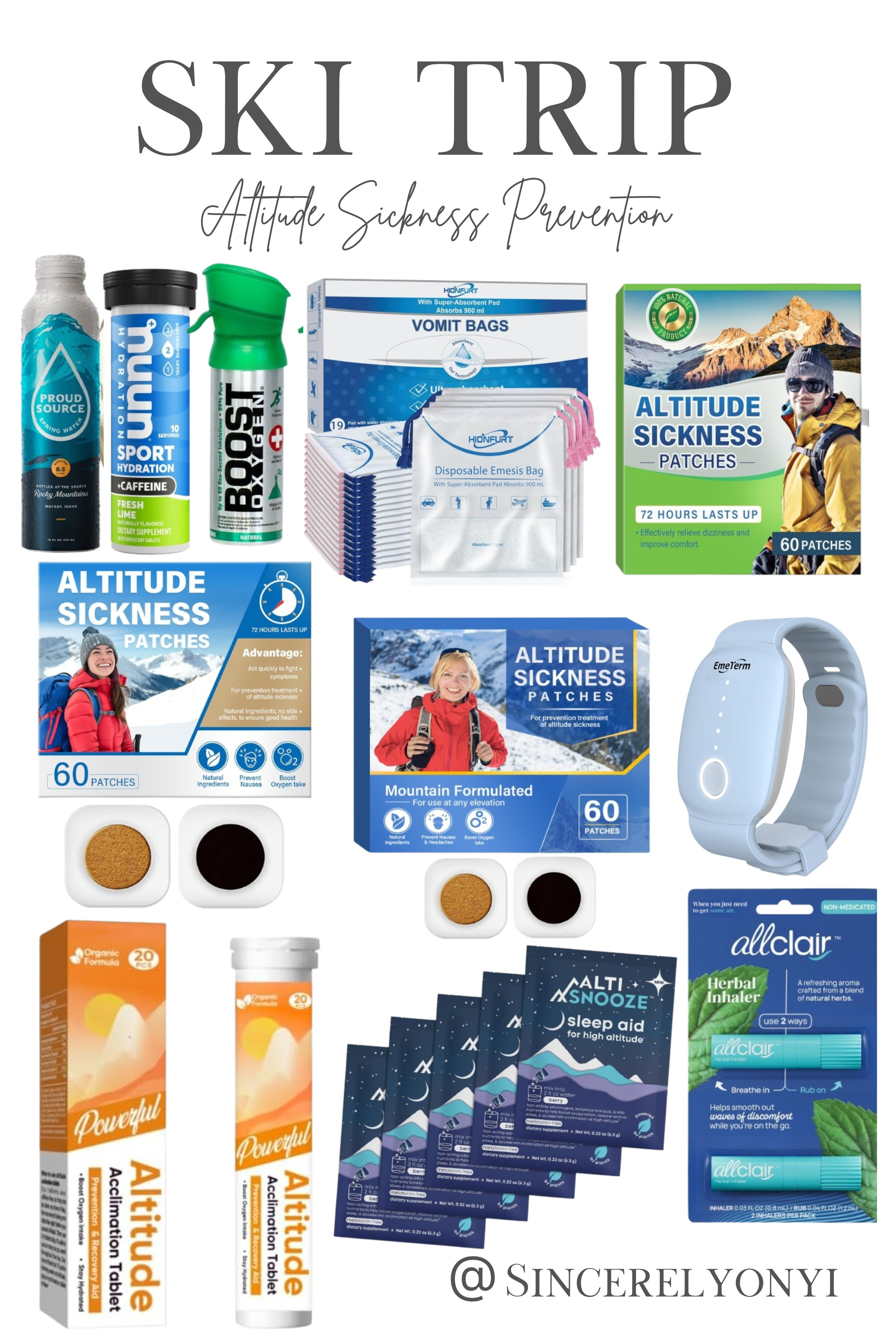 Heading for a ski trip? Don't let altitude sickness ruin your adventure! Make sure you're prepared with these must-have prevention products. Stay healthy and enjoy the slopes! #AltitudeSickness #SkiTrip #MountainAdventure #TravelTips

#LTKActive #LTKU #LTKTravel