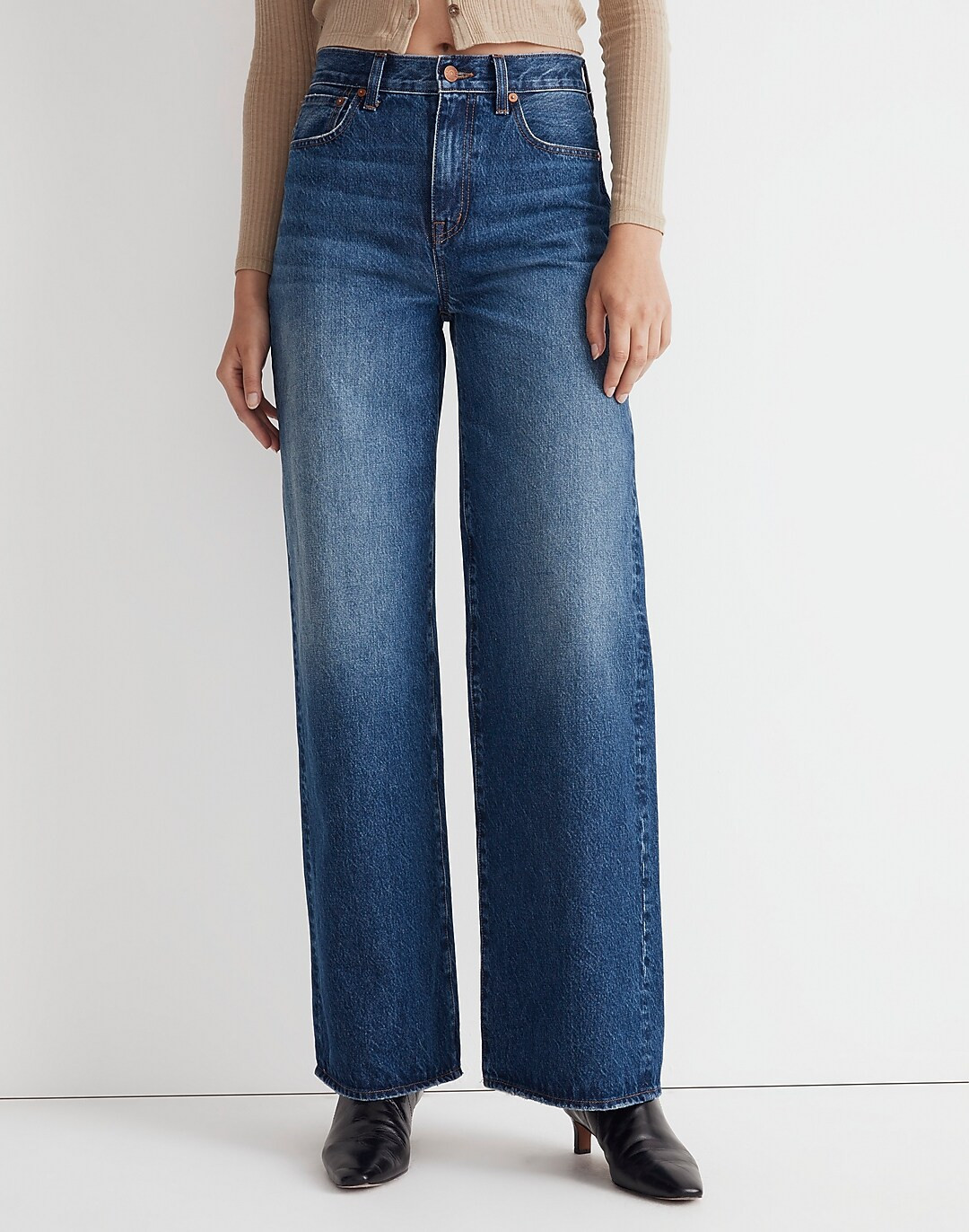 Superwide-Leg Jeans in Halleran Wash | Madewell