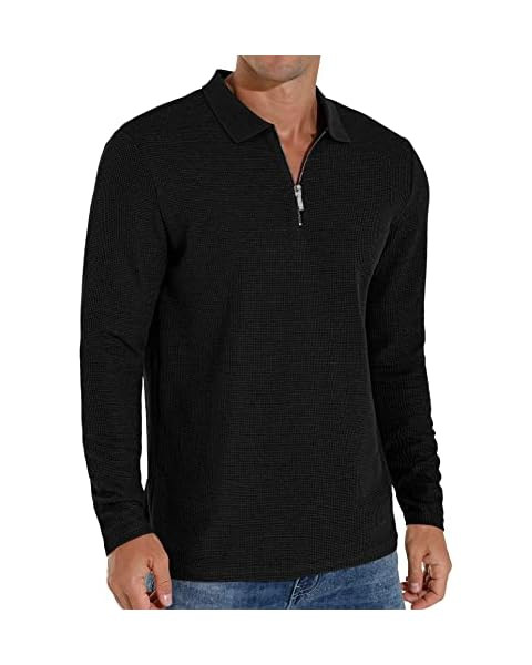 Amazon Essentials Men's Long-Sleeve Quarter-Zip Fleece Sweatshirt | Amazon (US)