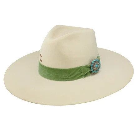Charlie 1 Horse Hats Womens CFSHIL-404028 C1H 10X Shilo 4` Brim Pinch Front 73/8 Ivory | Walmart (US)
