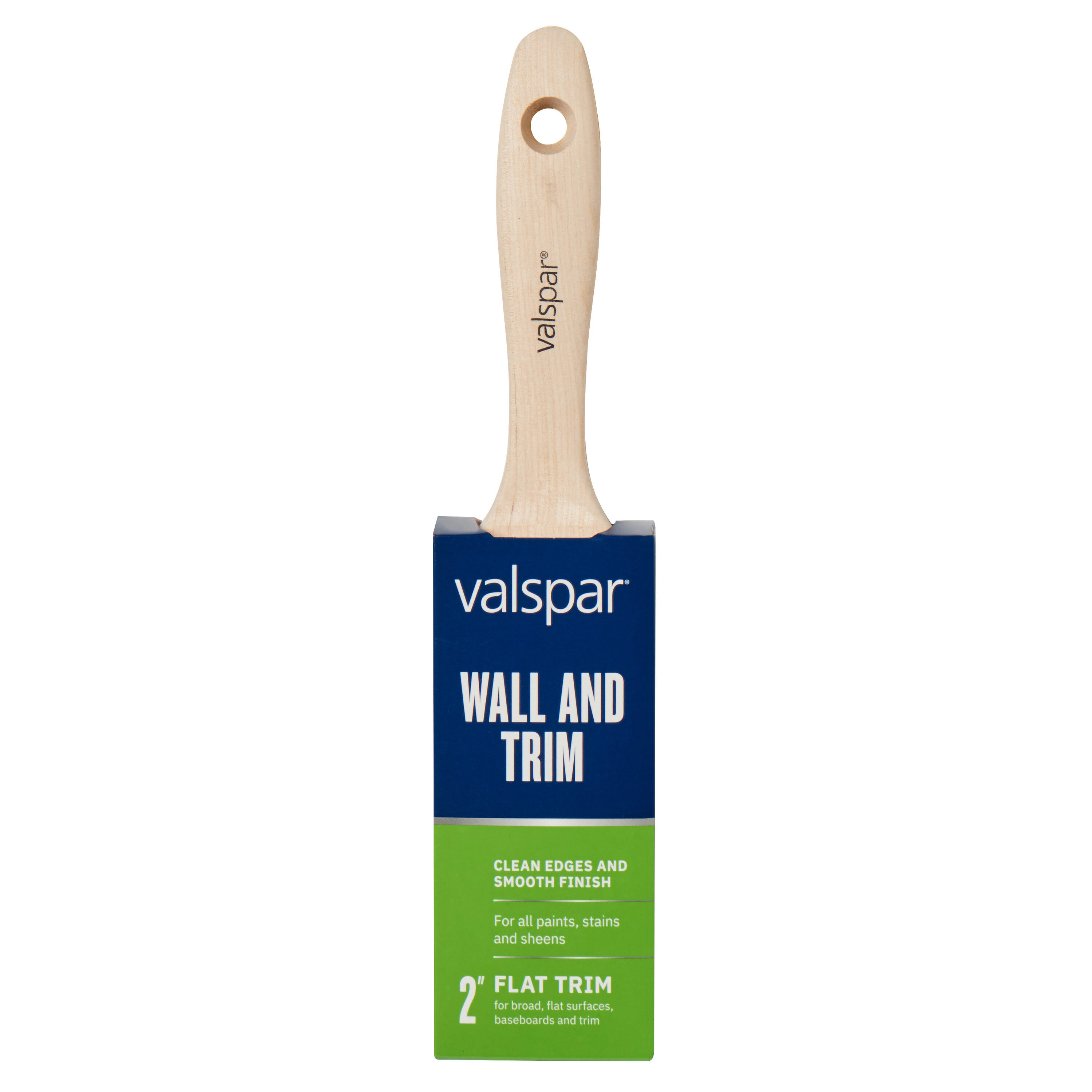 Valspar Wall and Trim 2-in Reusable Polyester Flat Trim/Wall brush | 881445200 | Lowe's