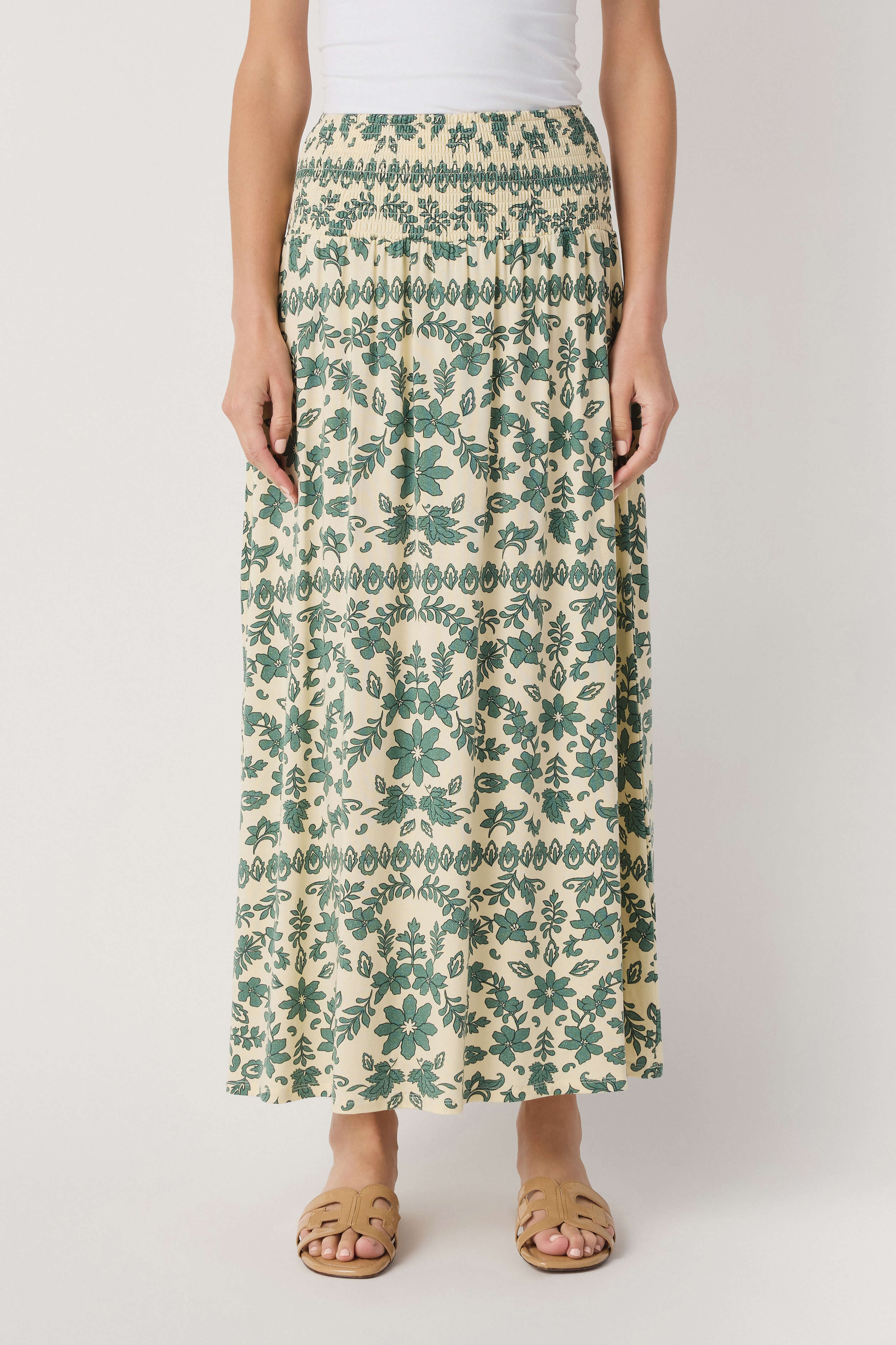 Z Supply Leya Tera Paisley Maxi Skirt | Social Threads