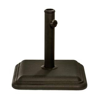 US Weight 26 lbs. Umbrella Base Designed to be Used with a Patio Table in Brown | The Home Depot