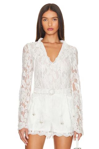 HEMANT AND NANDITA Top in Off White from Revolve.com | Revolve Clothing (Global)