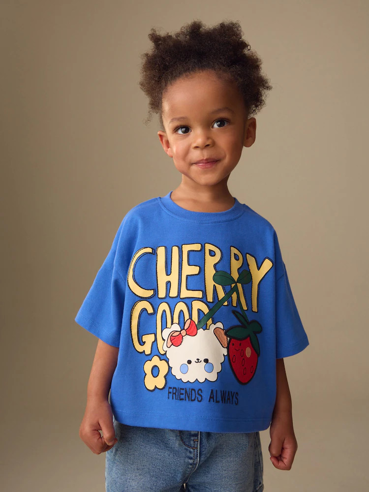 Blue Cherry Short Sleeve T-Shirt (3mths-7yrs) | Next US