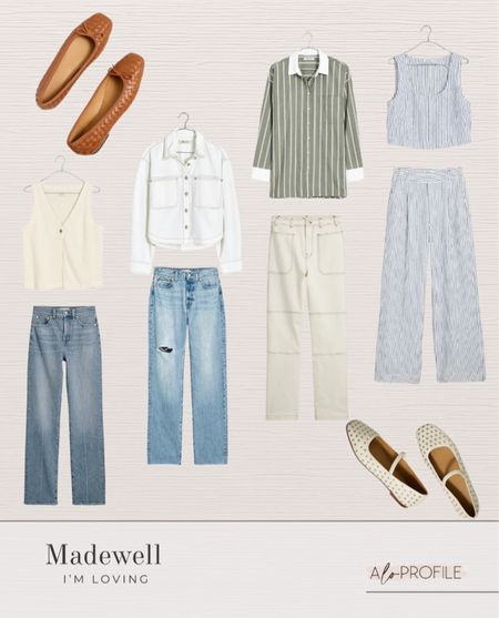 Madewell items I'm loving!! Spring new arrivals are perfect neutrals for every occasion. I absolutely love the ballet flats

#LTKxMadewell