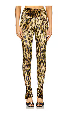Lapointe Split Hem Legging in Leopard from Revolve.com | Revolve Clothing (Global)