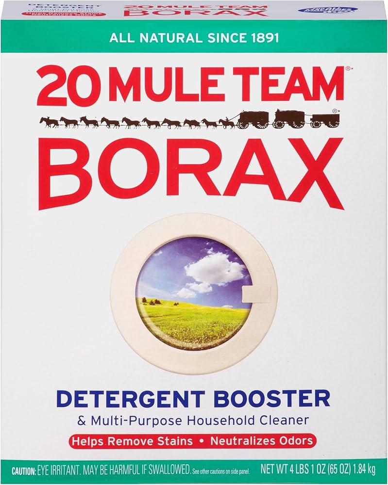 Borax 20 Mule Team Laundry Booster, Powder, 4 Pounds | Amazon (US)