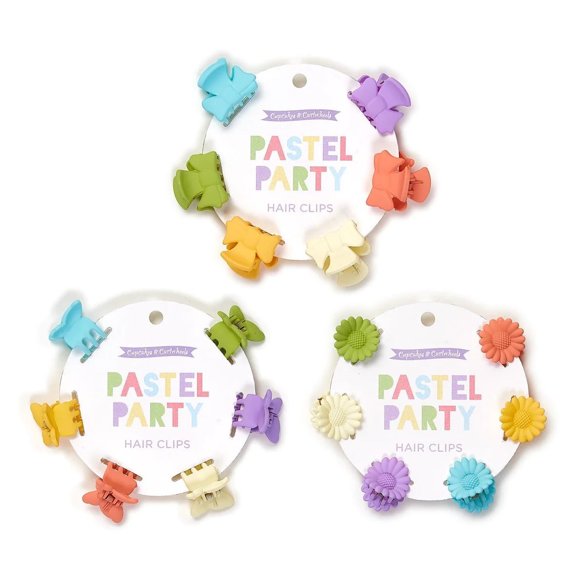 Pretty Pastel Hair Clips (Set of 6) | Ellie and Piper