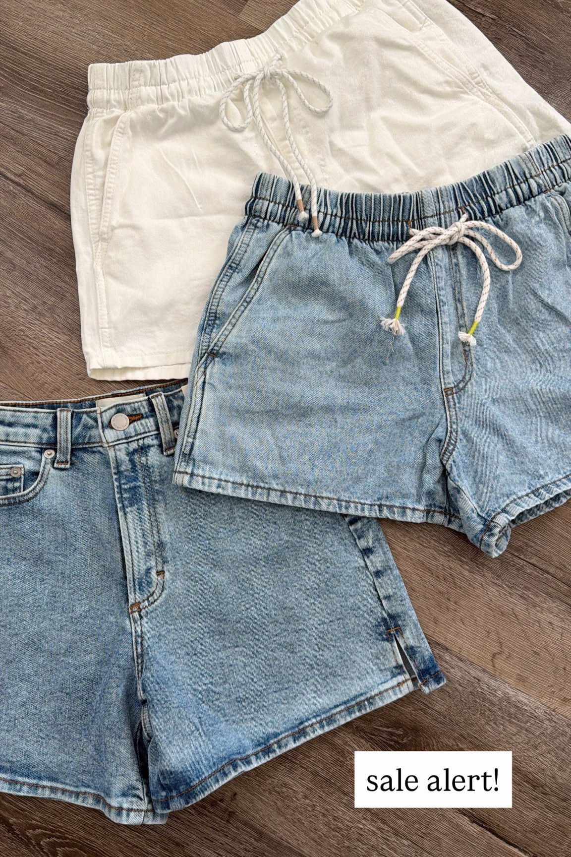 Pull on white shorts - size xs
Pull on denim shorts - size small
high-rise a-line denim shorts - tts


Target shorts 
Target haul
Denim shorts
White shorts
Women’s denim shorts 

#LTKSaleAlert #LTKgrwm #LTKootd