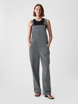 Striped Loose Overalls | Gap (US)