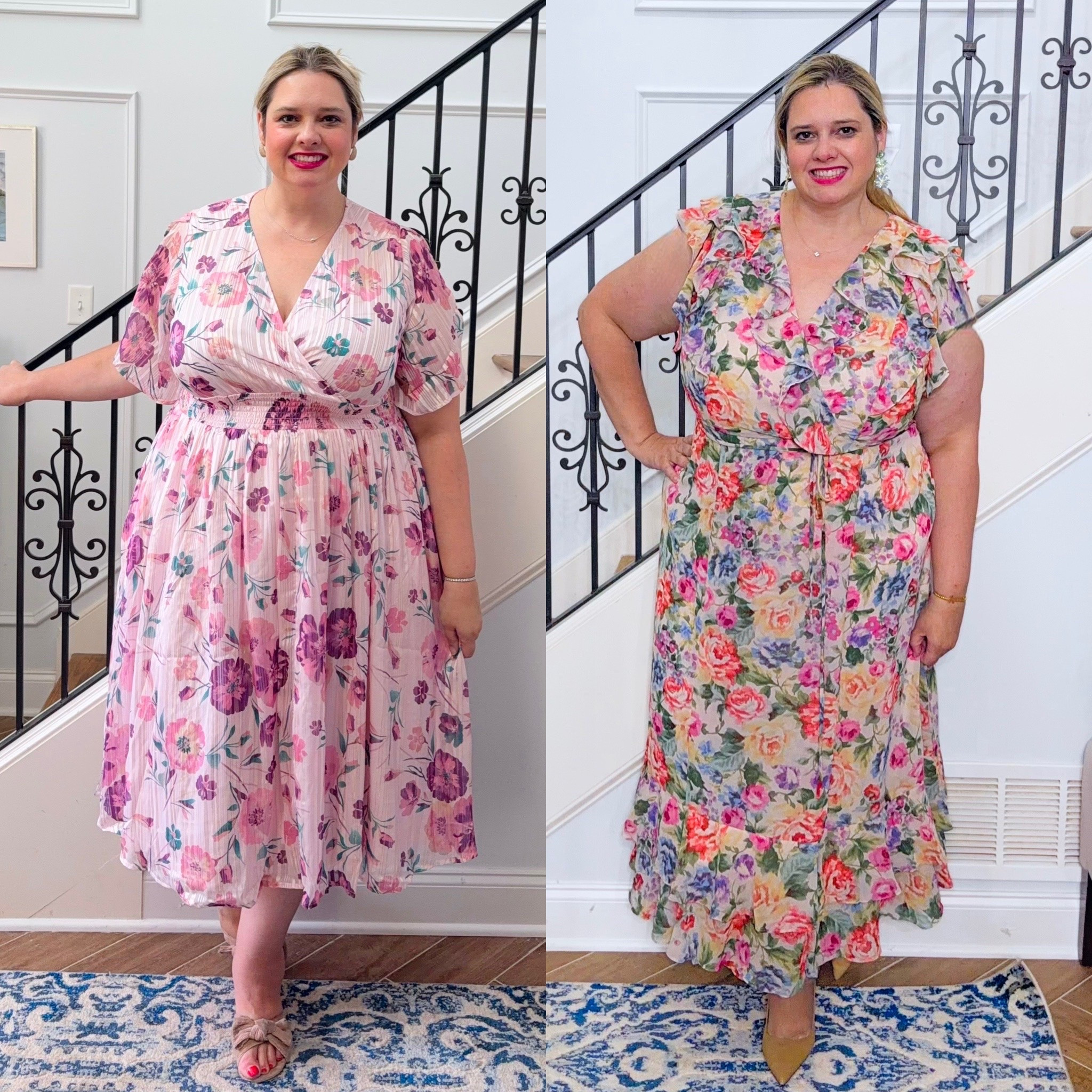 Two beautiful floral dresses for making beautiful plans

#LTKPlusSize #LTKgrwm #LTKOver40