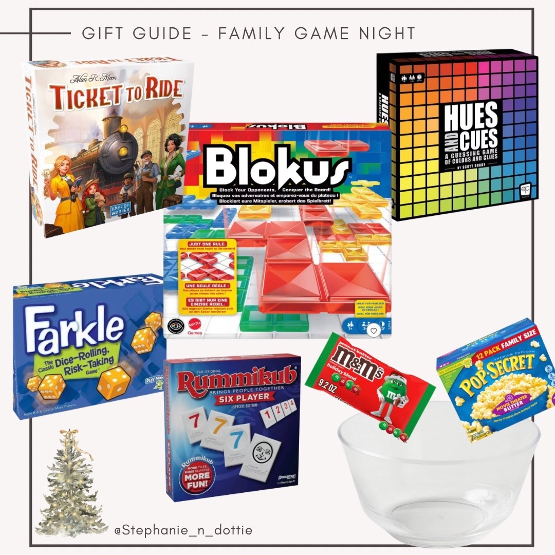 Gift for the whole family! These are available in store for easy last minute
Gift Giving! This is great to gift a family with multiple children, a family with teenagers etc! Give the gift for a fun night together! Include snacks and you set them up! 
Games | Family Gift | Kids Gift | Teen Gift | Family Night | Game Night 

#LTKHoliday #LTKGiftGuide #LTKKids
