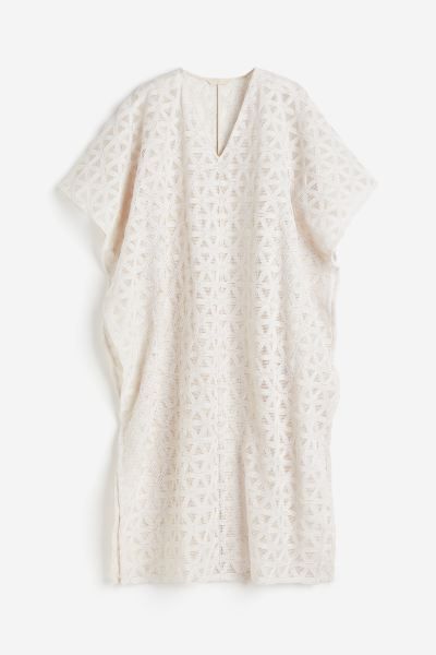 Lace-knit kaftan dress | H&M (UK, MY, IN, SG, PH, TW, HK)