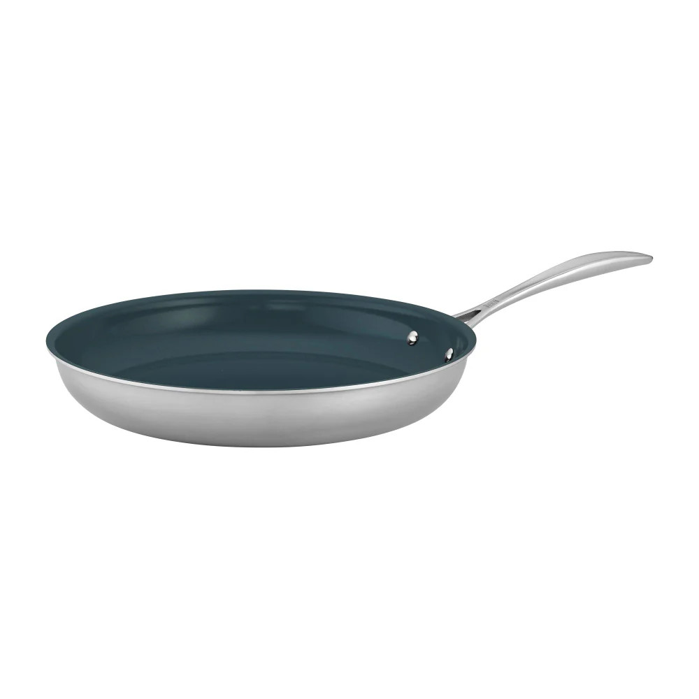 Zwilling Clad CFX  Stainless Steel Ceramic Nonstick 12" Fry Pan | Sabavi Home
