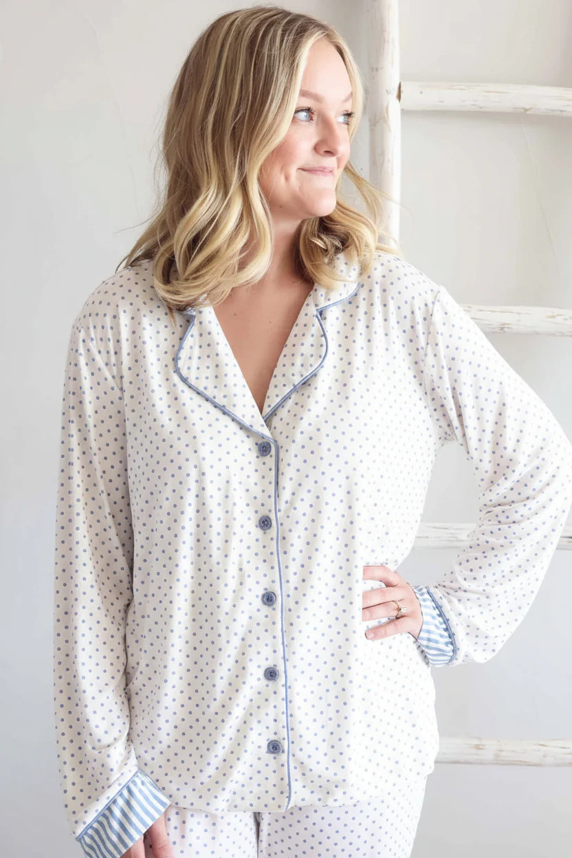 Two-Piece Pajama Set | Snuggle Stripes | Caden Lane