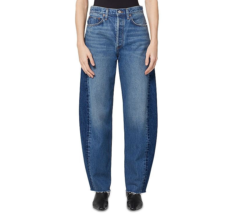 Agolde Luna High Rise Curved Taper Jeans in Split | Bloomingdale's (US)