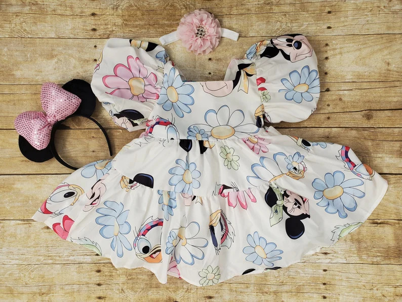 Restocked Mouse Dress, Minnie Dress, Birthday Minnie Dress, Toddler Minnie Dress, Minnie and Frie... | Etsy (US)