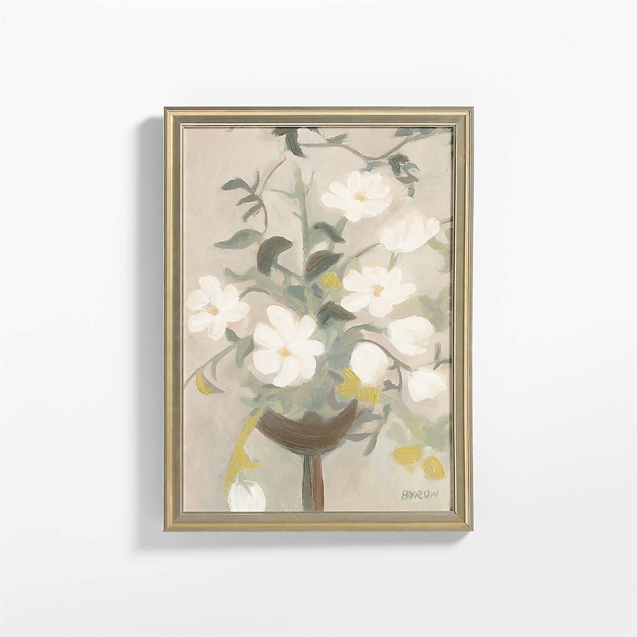 "Allegra" by Sadie Byron 19"x26" Framed Wall Art Print | Crate & Barrel | Crate & Barrel