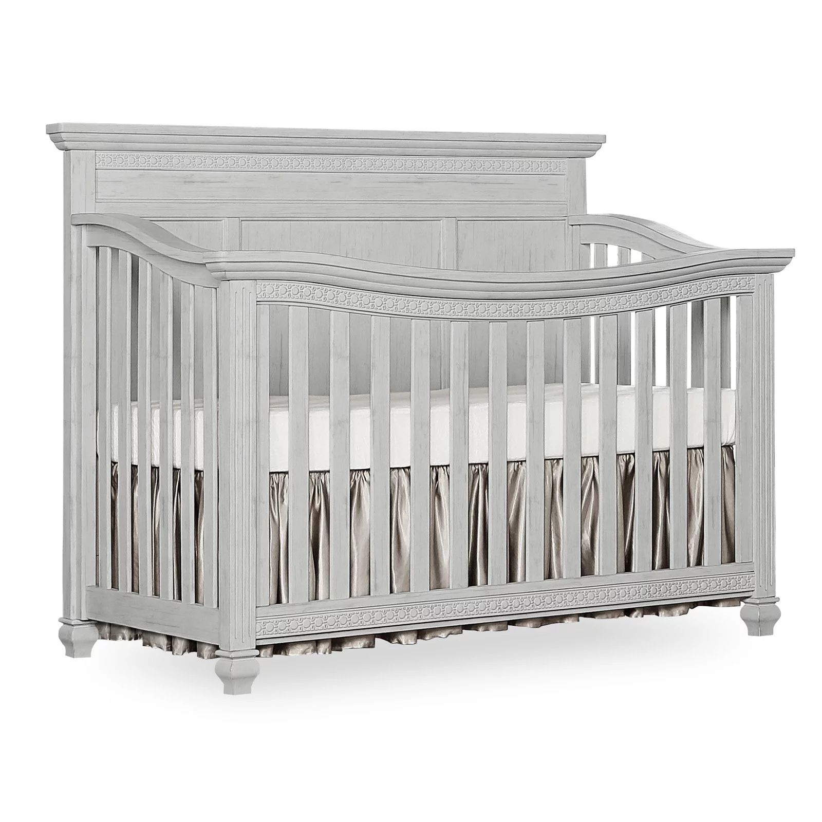 Evolur Madison 5 in 1 Flat Top Convertible Crib, Antique Grey Mist | Walmart (US)