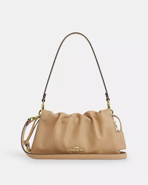 Faye Shoulder Bag With Ruching | Coach Outlet US
