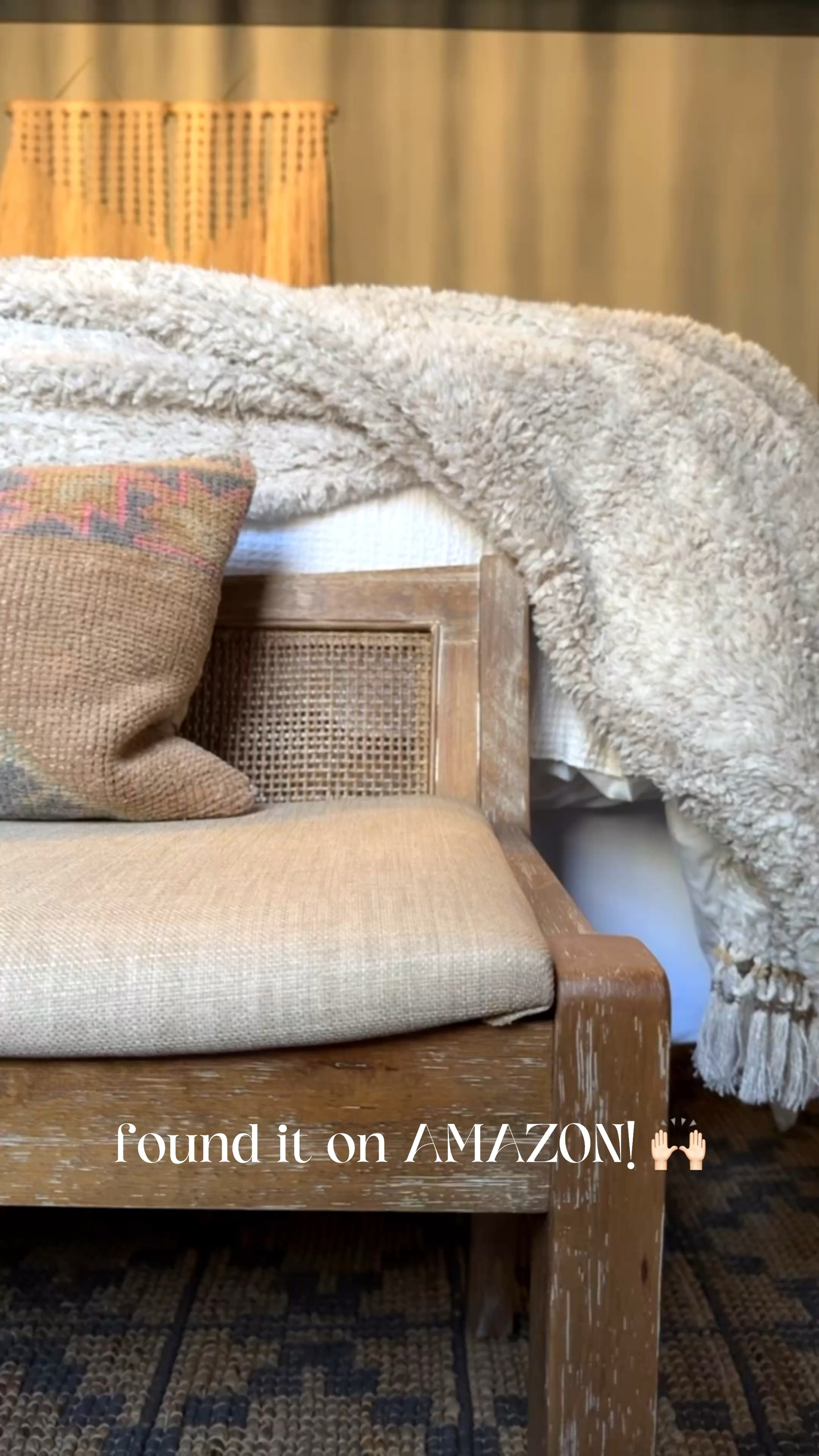 Amazon SCORE 🙌🏻 Looks so cute at the foot of our bed in our cabin 🤩

#LTKFindsUnder50 #LTKHome #LTKStyleTip