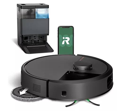 Make Your Selection: iRobot Roomba Plus 505 Combo Mop & Vac Robot +AutoWash Dock | QVC