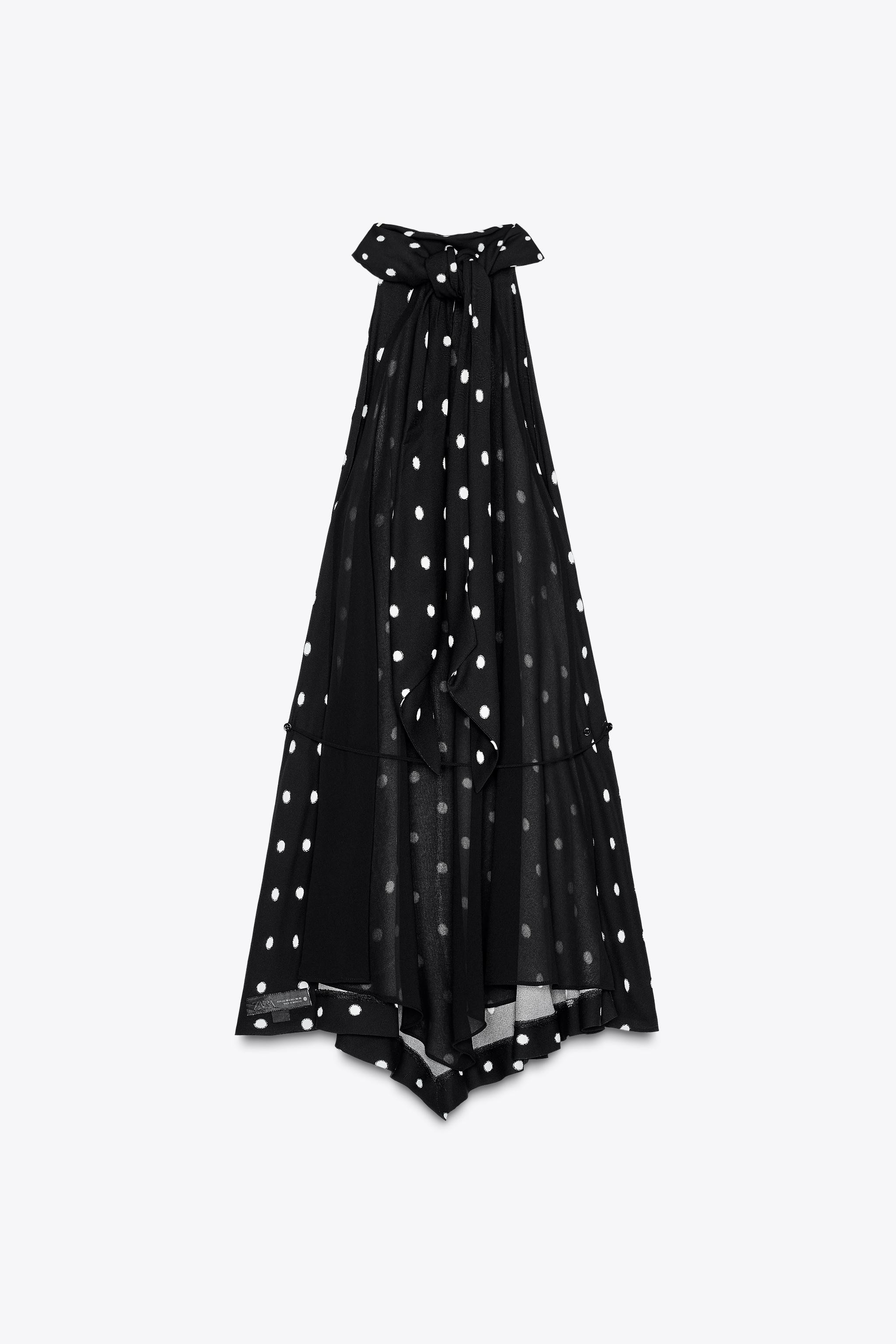 POLKA DOT HALTER TOP ZW COLLECTION | Zara US