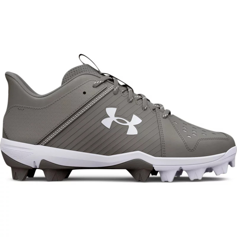 Under Armour Boys' Leadoff Low RM Jr. Baseball Cleats Baseball Grey/Baseball Grey/White, 2 - Youth Baseball at Academy Sports | Academy Sports + Outdoors