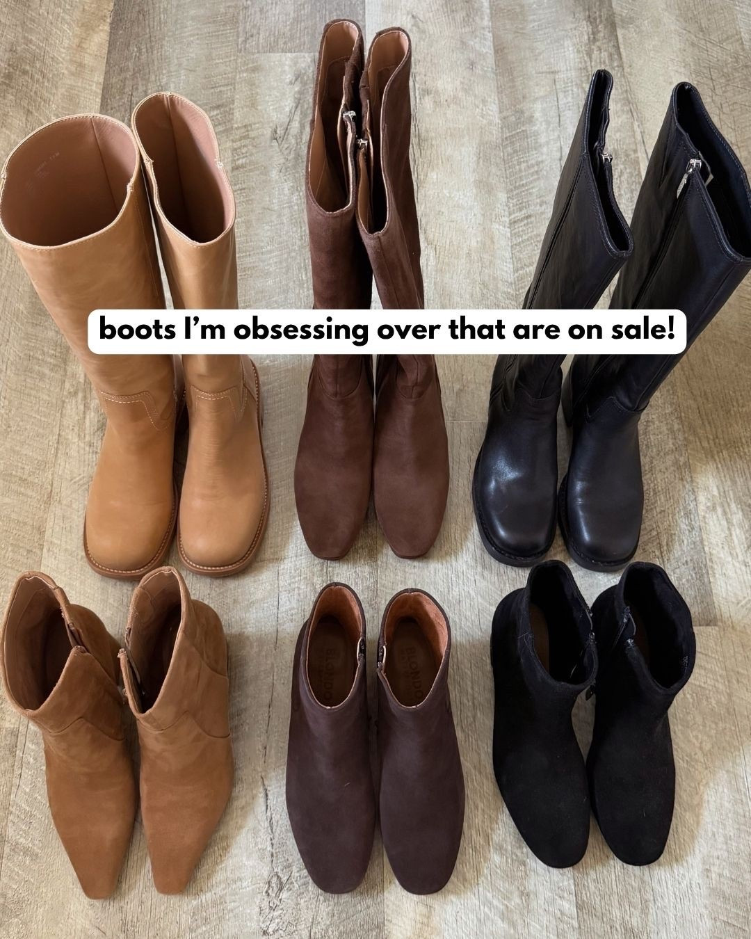 NSale fall boots!! These all fit tts & the middle + right 4 pairs are all waterproof making them perfect for fall, winter into spring!

#LTKSaleAlert #LTKSeasonal