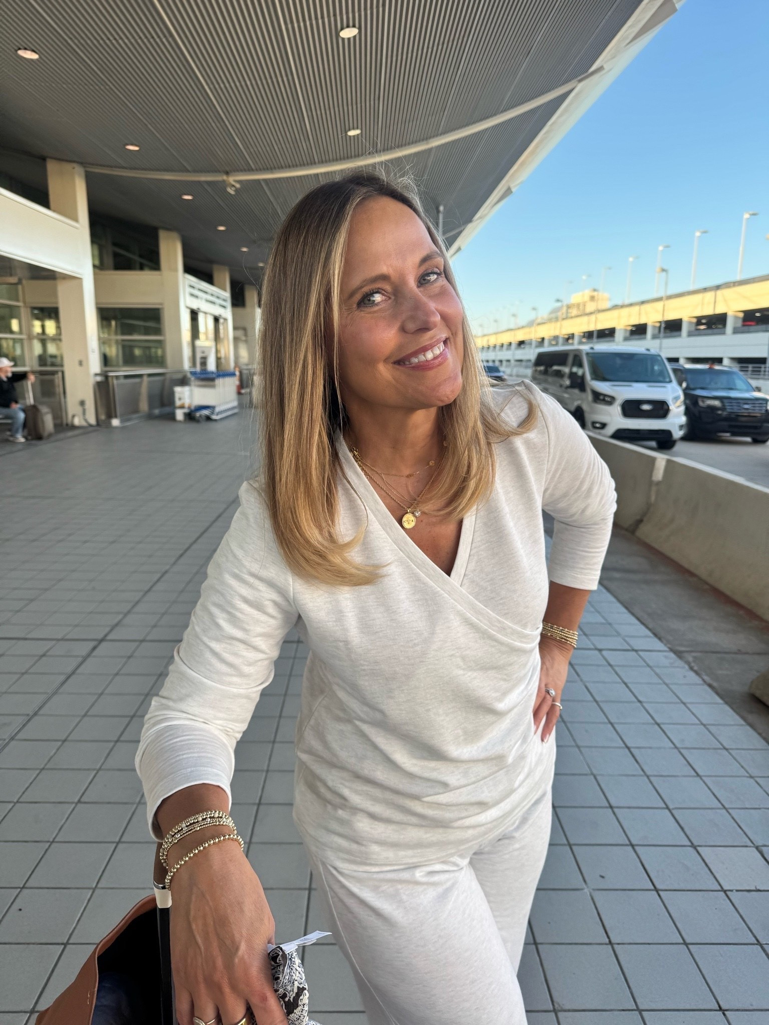 My most asked about travel outfit! This set is made from the softest fleece and is so comfortable for travel days. It’s definitely one of those outfits I’ll be reaching for anytime I want to stay cozy and cute on the go.

#LTKSeasonal #LTKOver40 #LTKMidsize