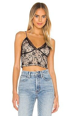 superdown Aurora Cami Lace Top in Black from Revolve.com | Revolve Clothing (Global)